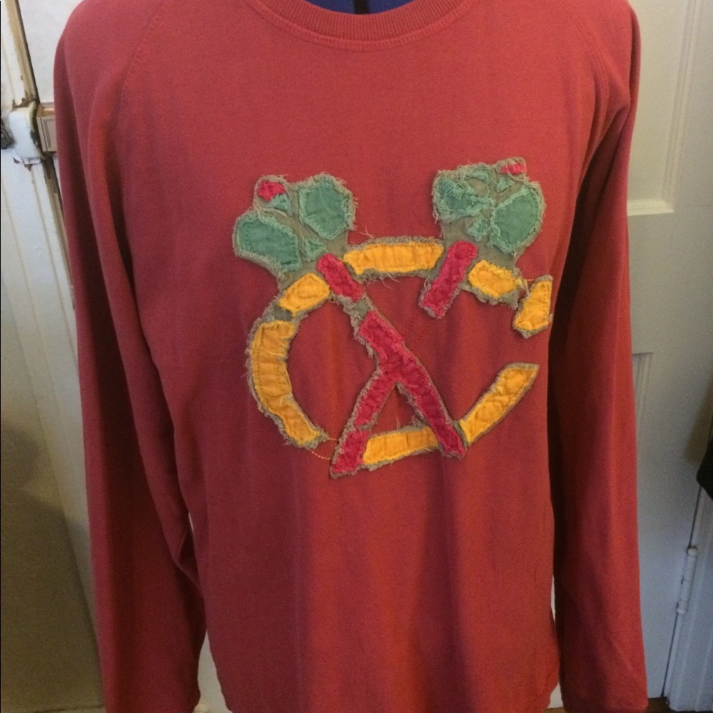 Chicago Blackhawks Red Jacket long sleeve top